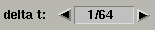 Screenshot: delta t Einstellung